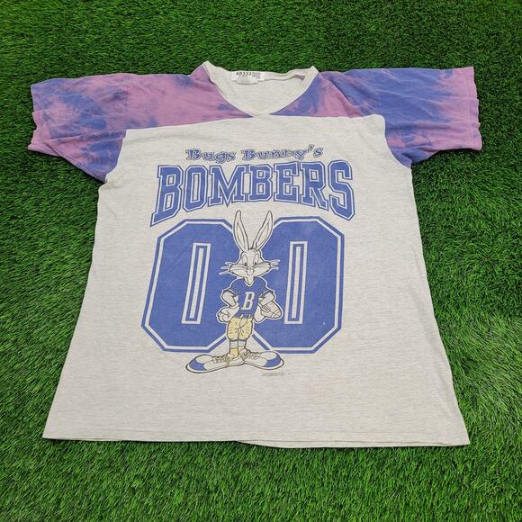 Vintage 1995 Bugs-Bunny Shirt Womens 2XL 25x31 Faded - Picture 1 of 16